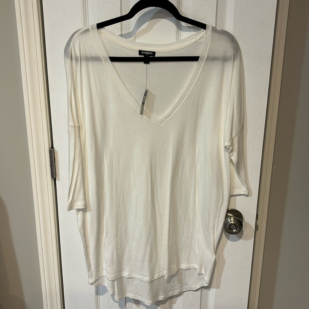 NWT Awesome Oversized Tunic Tee